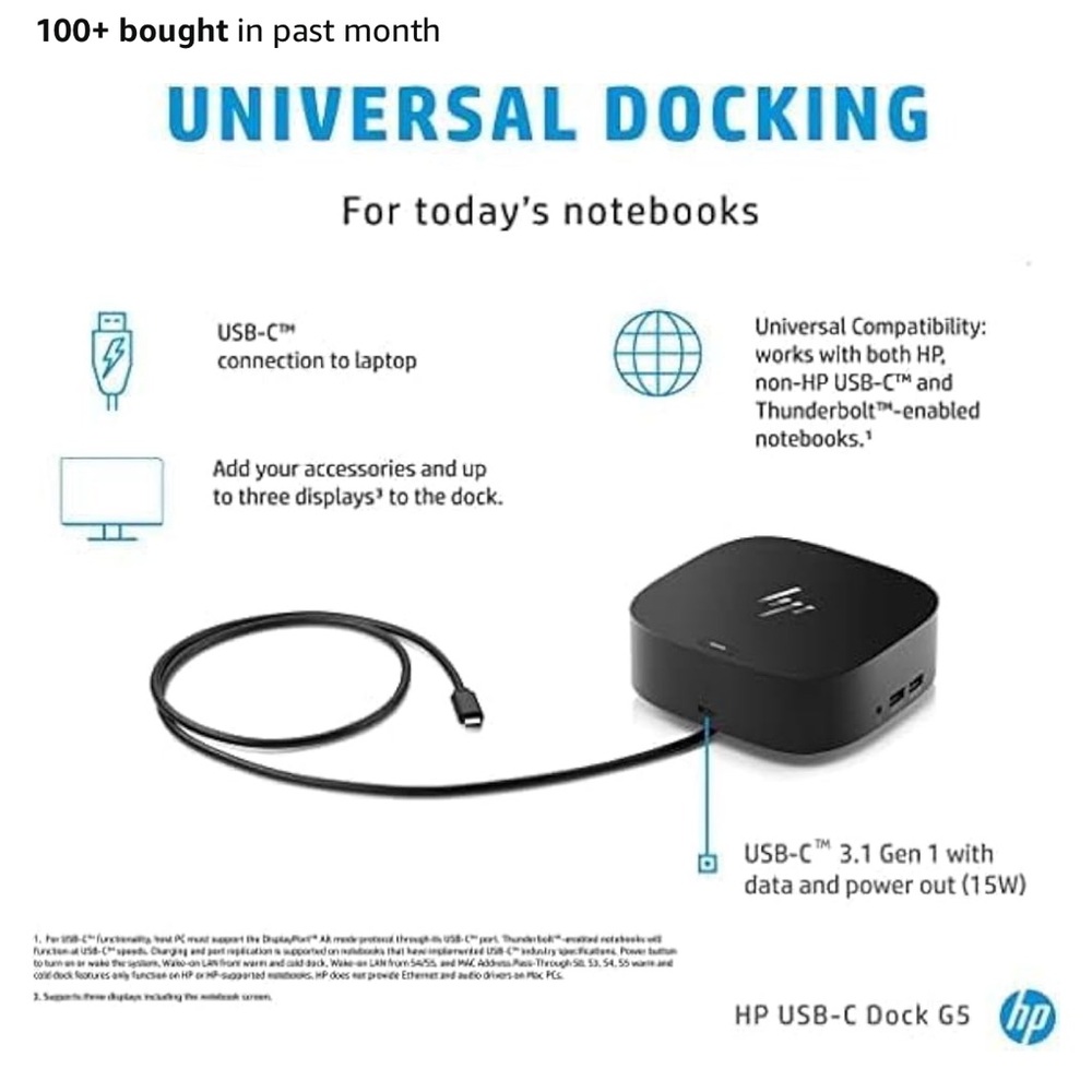 HP Universal Docking Station HP USB-C Dock G5